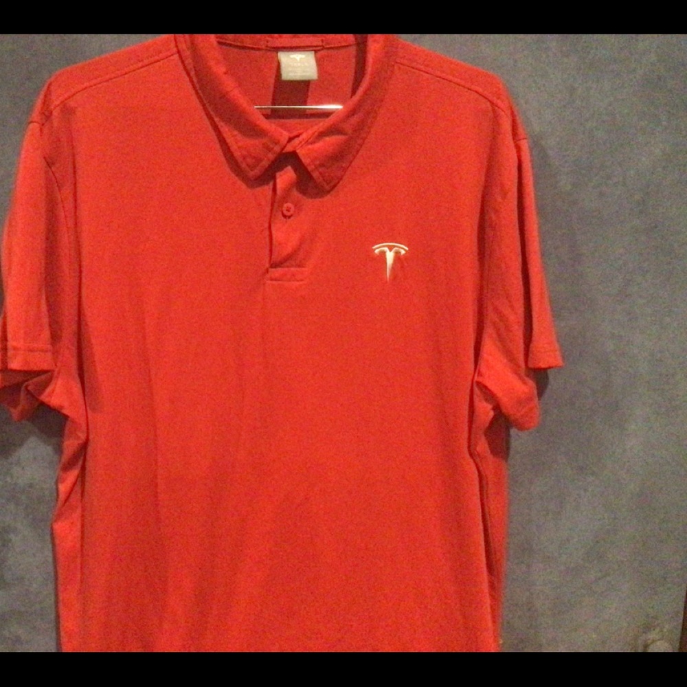 Tesla Men’s XL (L) Red Polo